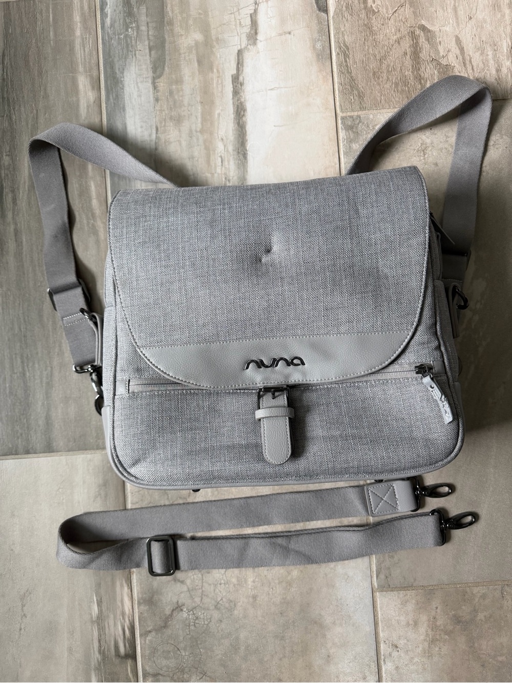 Nuna Diaper Bag Backpack Travel Women's Grey Large